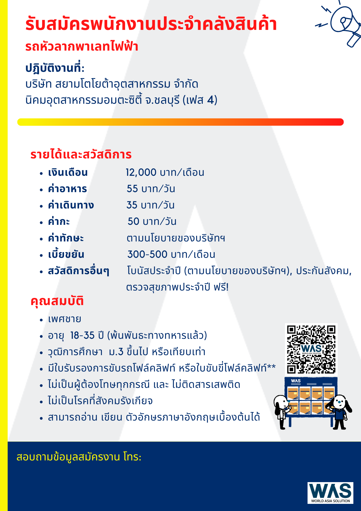 รูปใบปลิวรับสมัครงาน