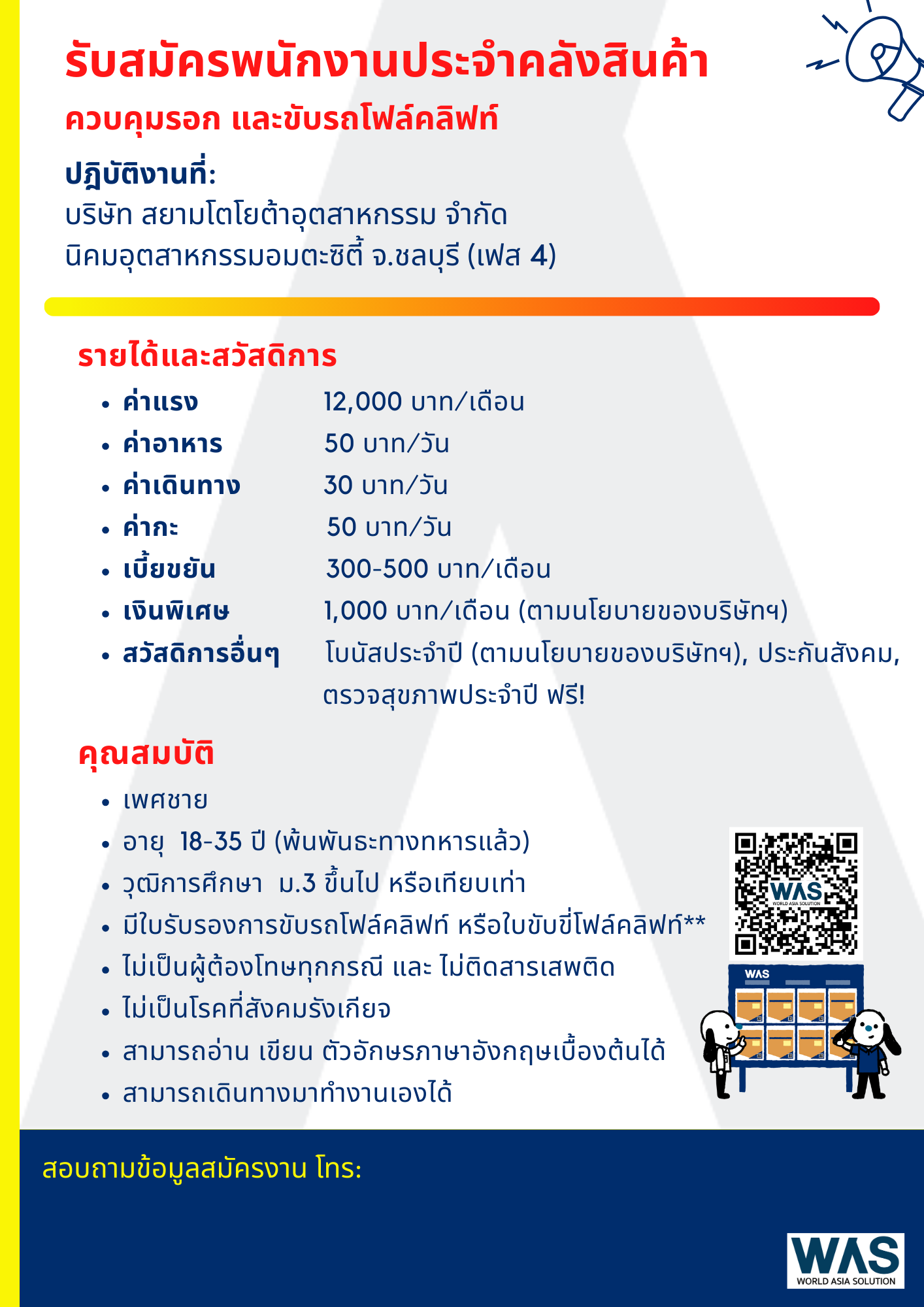 รูปใบปลิวรับสมัครงาน