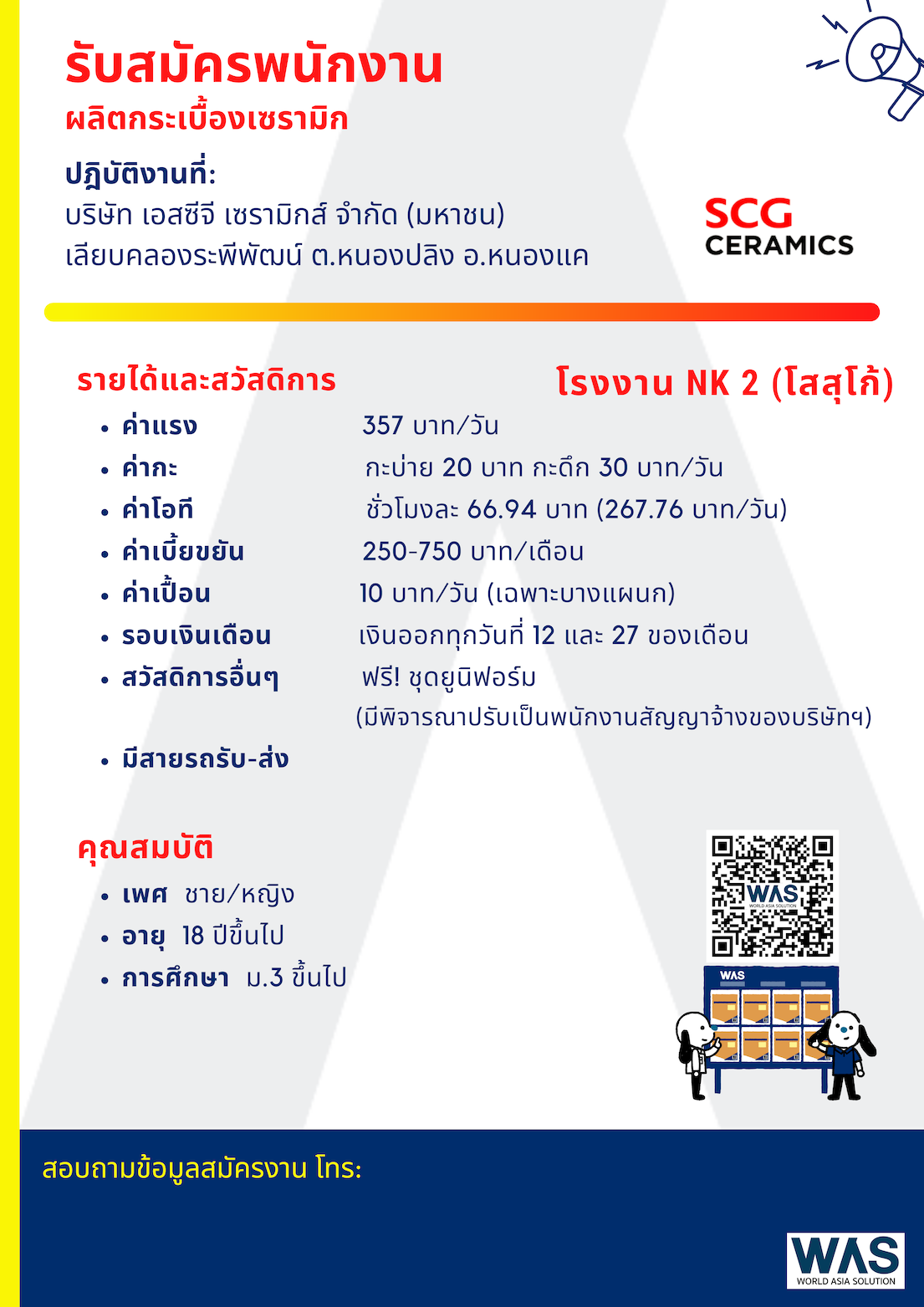 รูปใบปลิวรับสมัครงาน