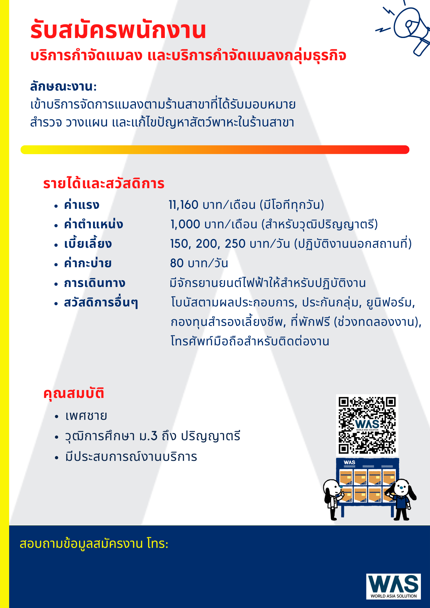 รูปใบปลิวรับสมัครงาน