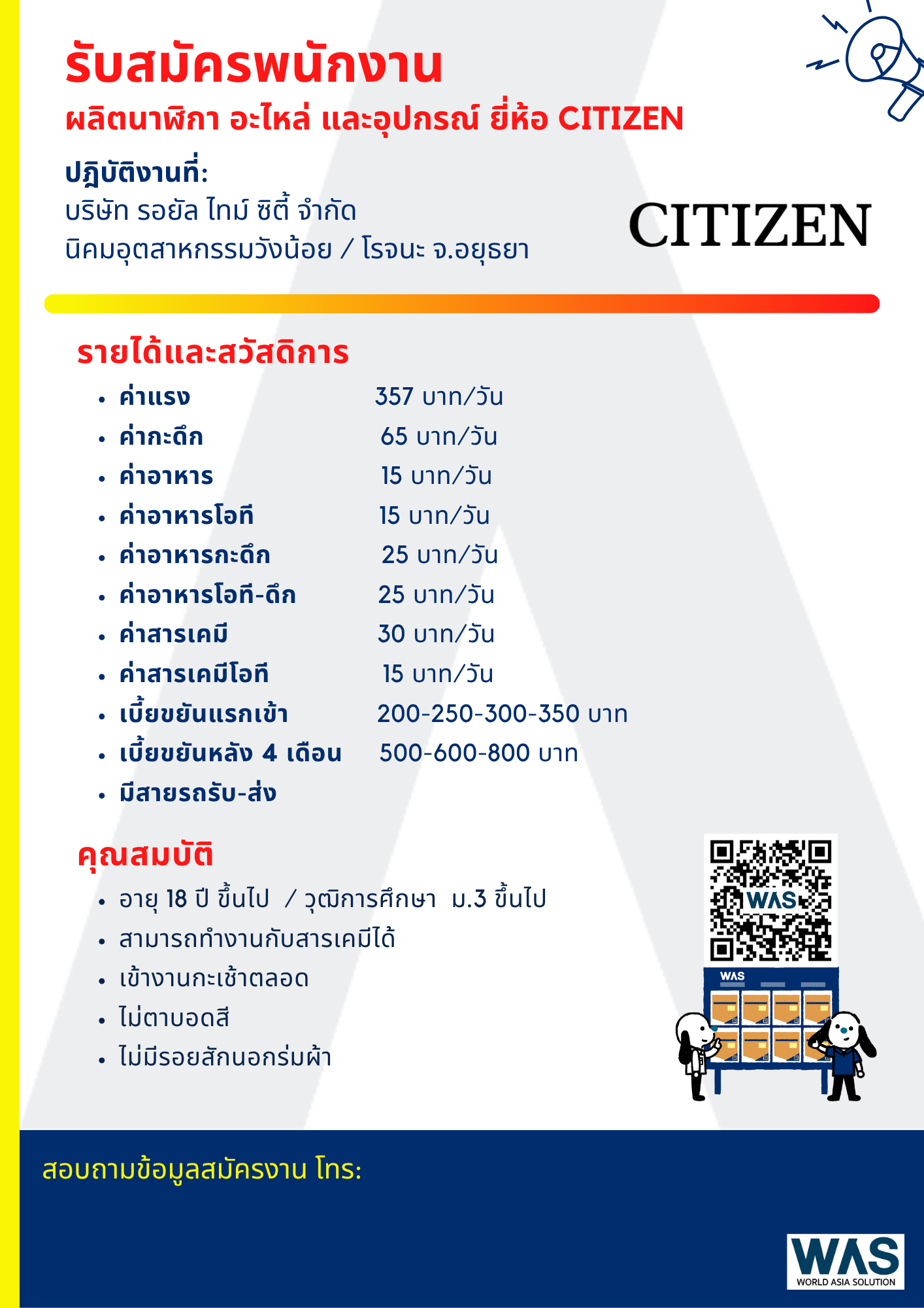 รูปใบปลิวรับสมัครงาน