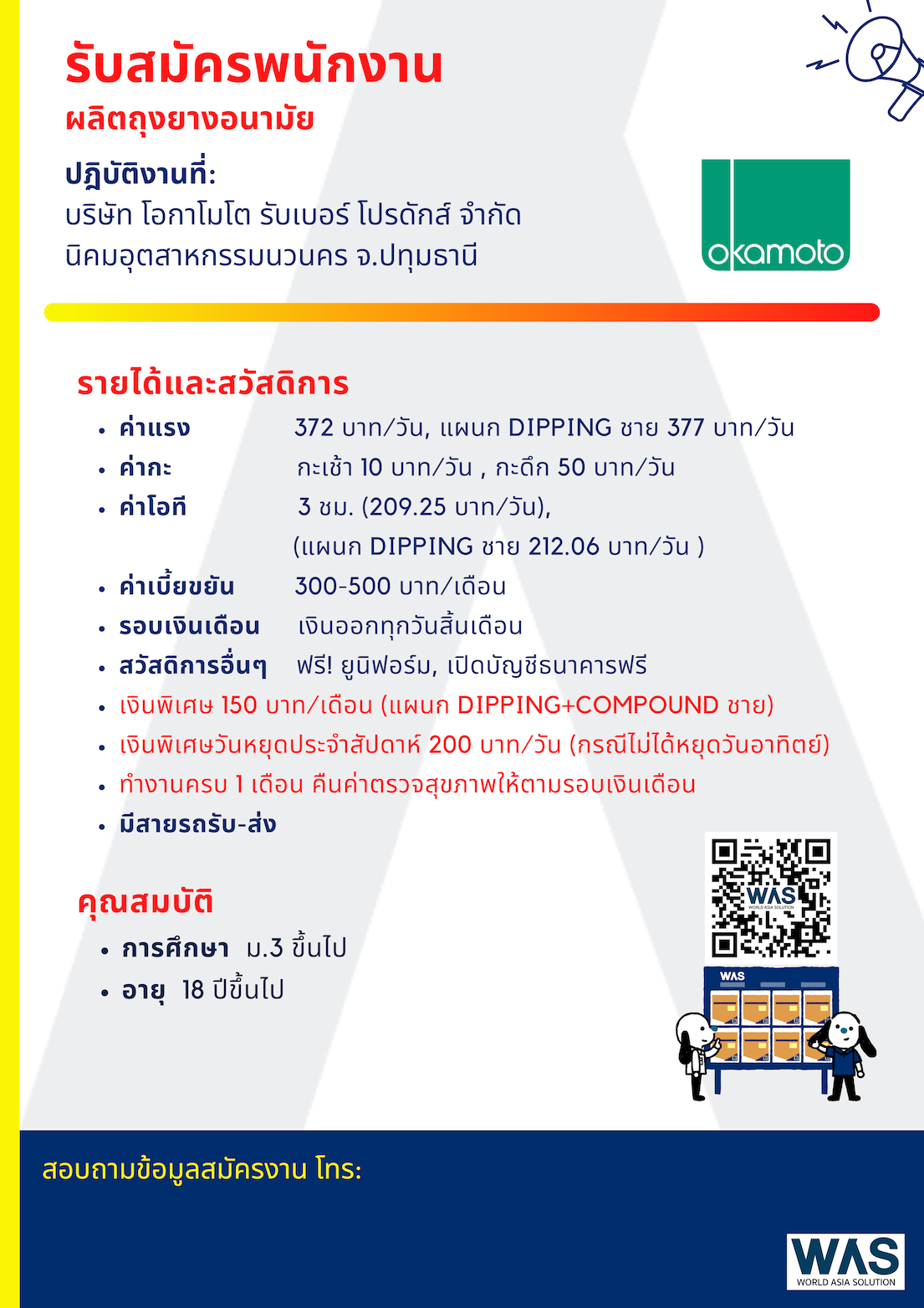 รูปใบปลิวรับสมัครงาน