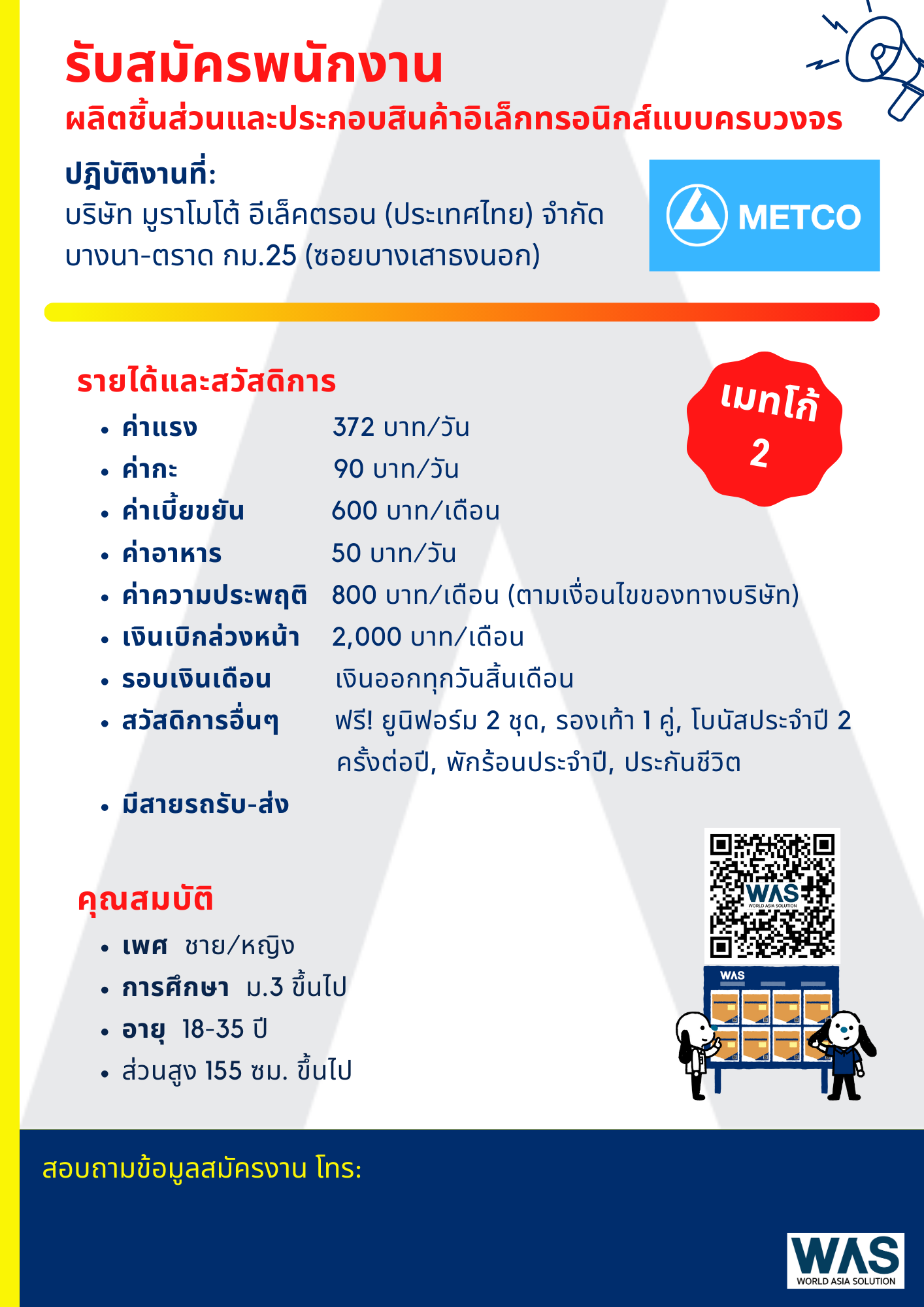 รูปใบปลิวรับสมัครงาน