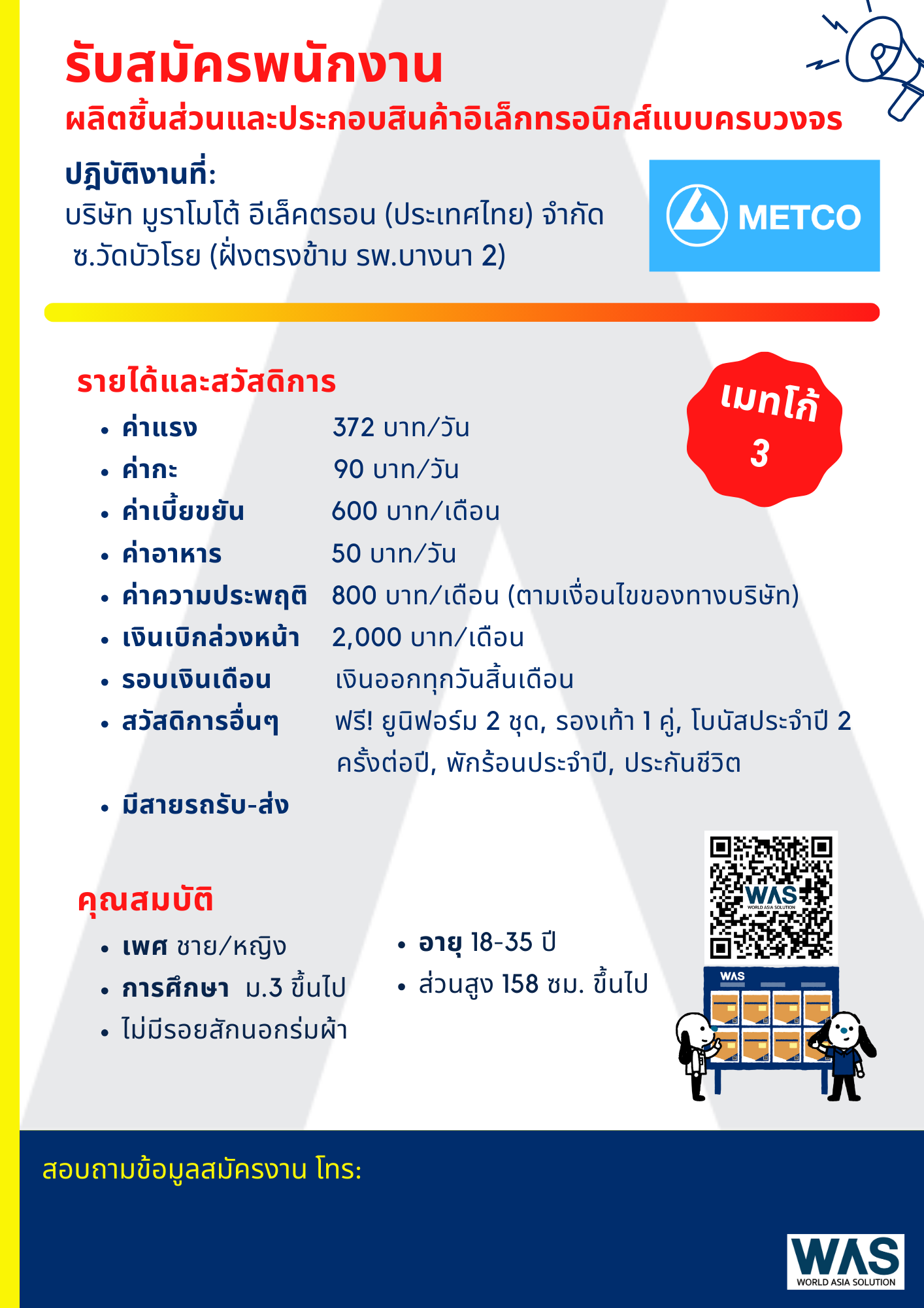 รูปใบปลิวรับสมัครงาน