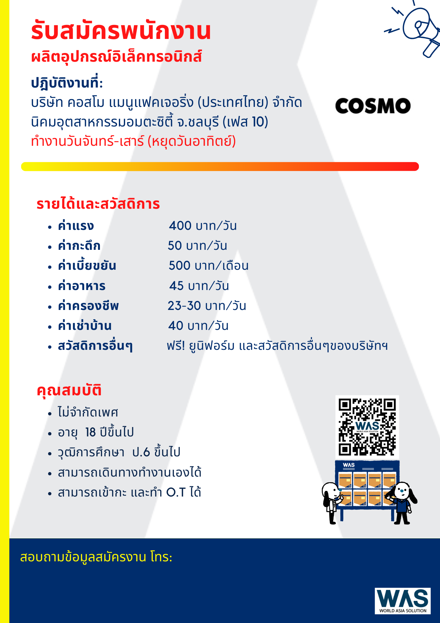 รูปใบปลิวรับสมัครงาน