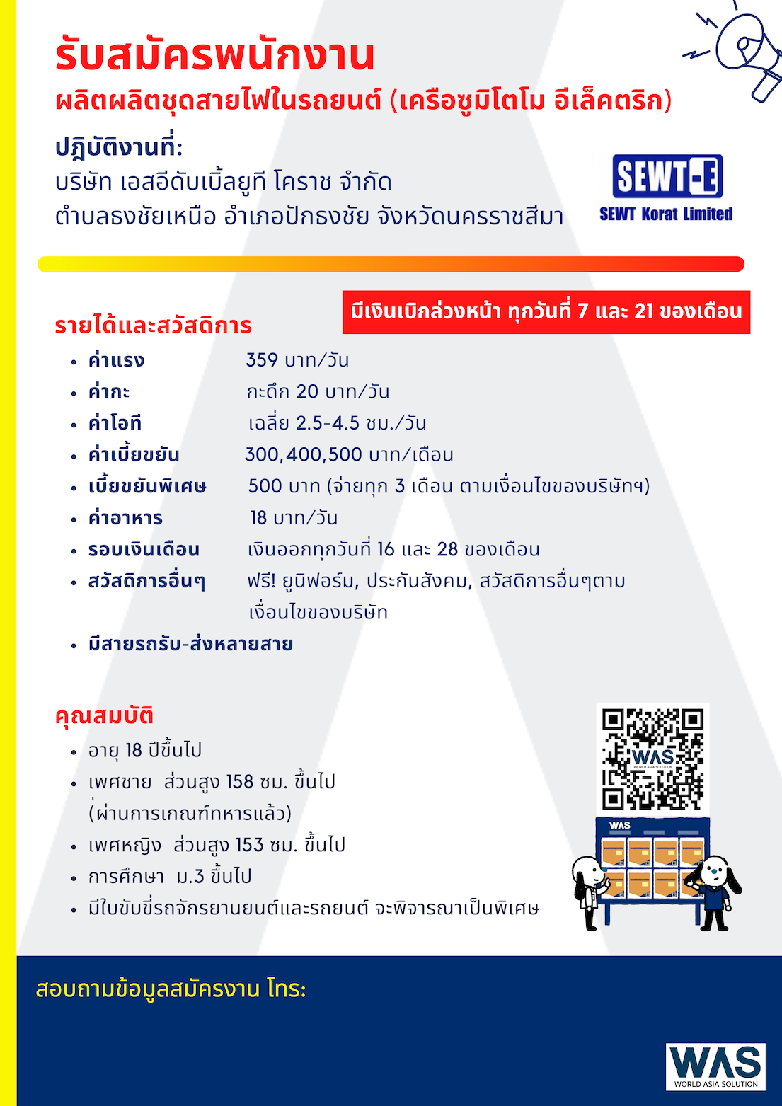 รูปใบปลิวรับสมัครงาน