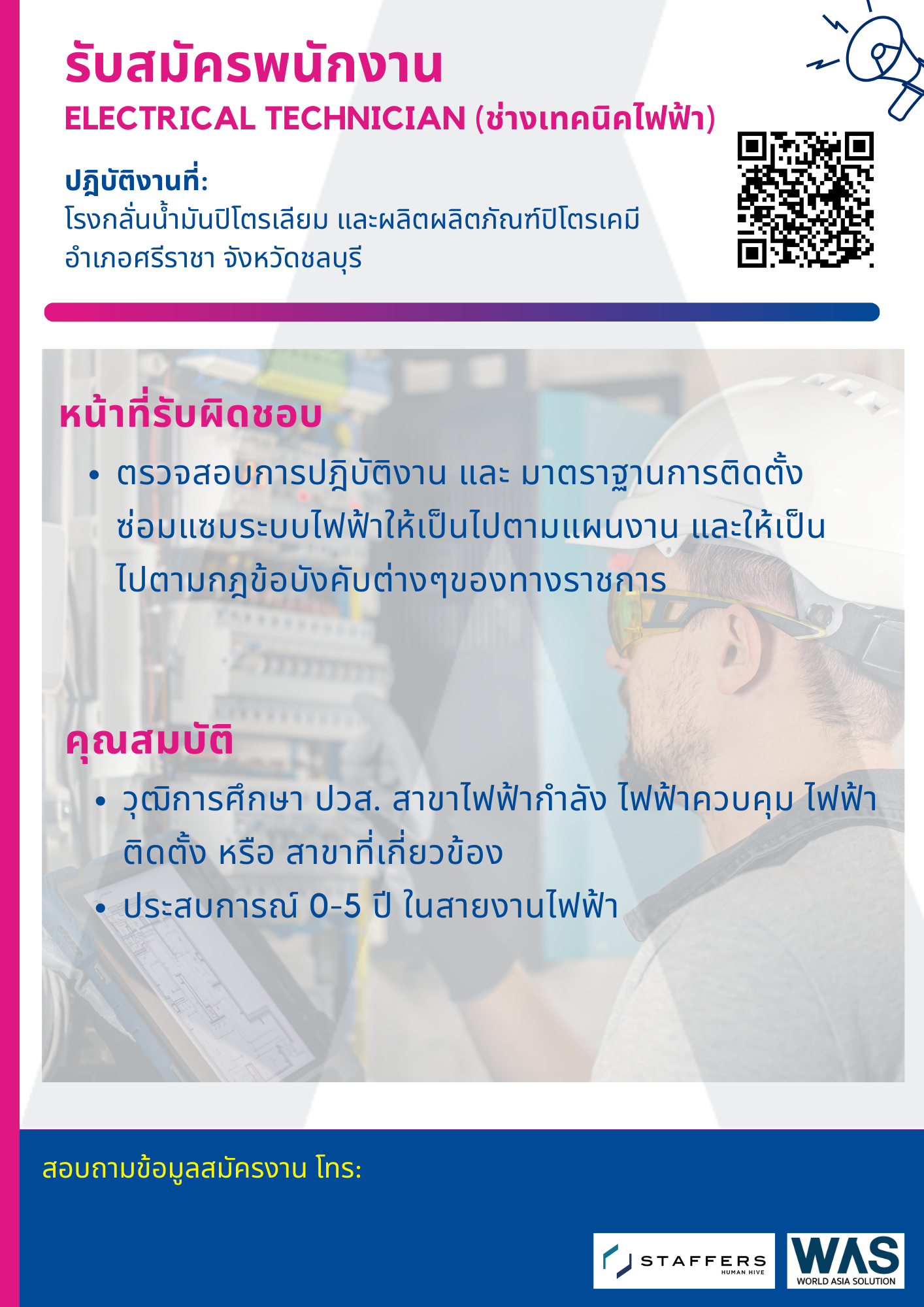 รูปใบปลิวรับสมัครงาน